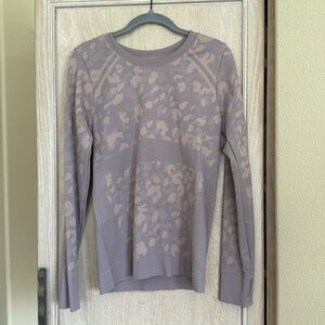 Zella Pink Cheetah Long Sleeve